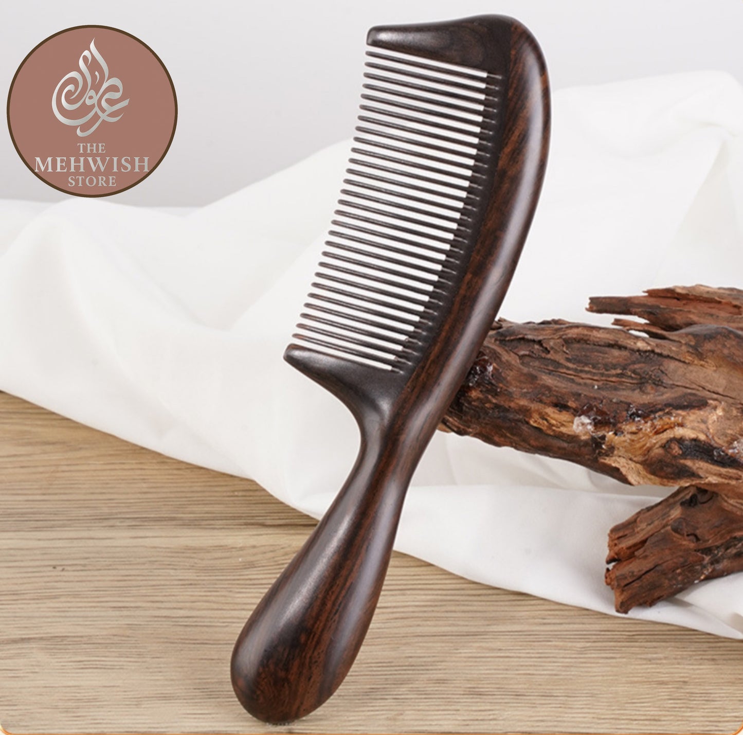 29 Teeth Dark Sandalwood Comb