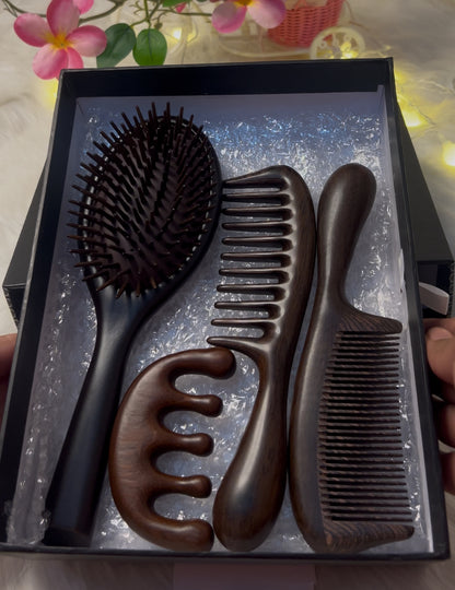 Dark Sandalwood Hair Care Combo Set