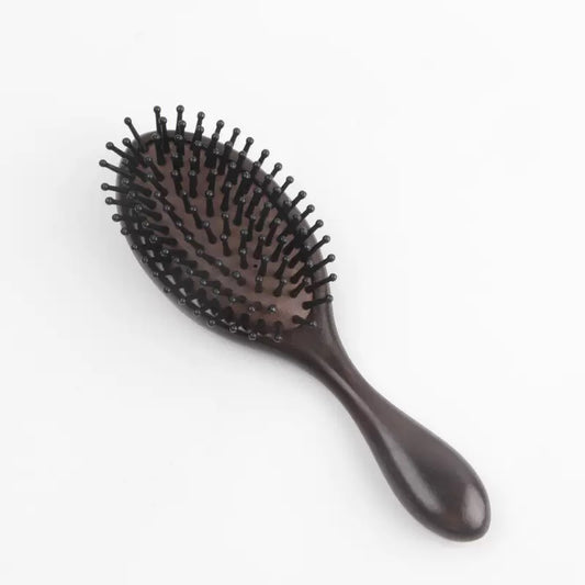 Dark Sandalwood Premium Brush (Rounded Teeth)