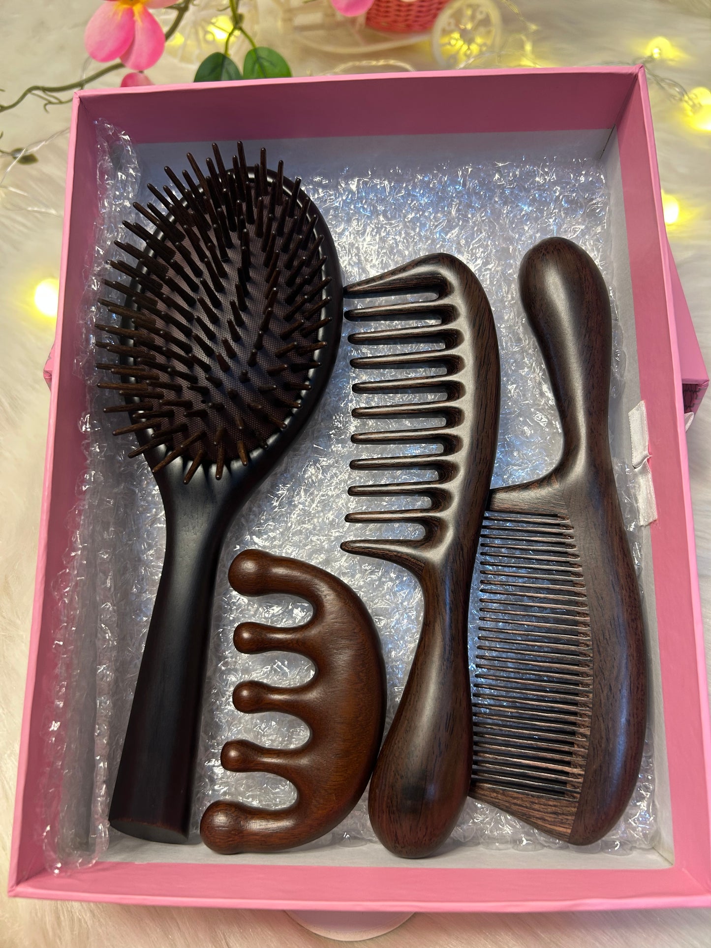 Dark Sandalwood Hair Care Combo Set