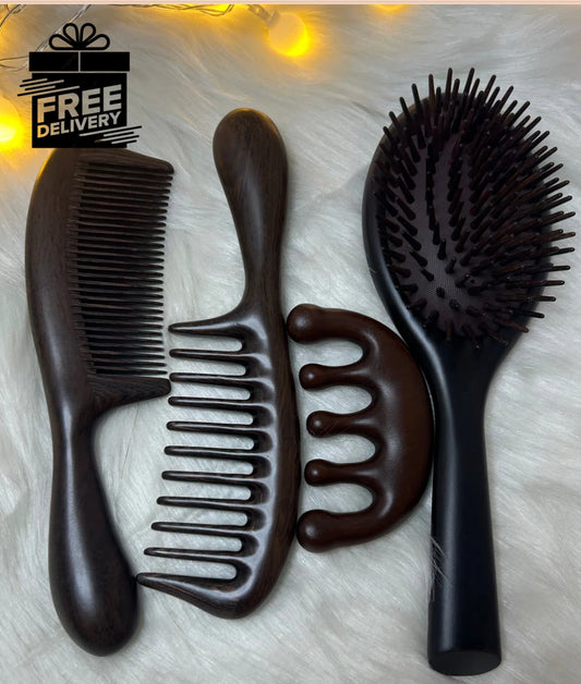 Dark Sandalwood Hair Care Combo Set