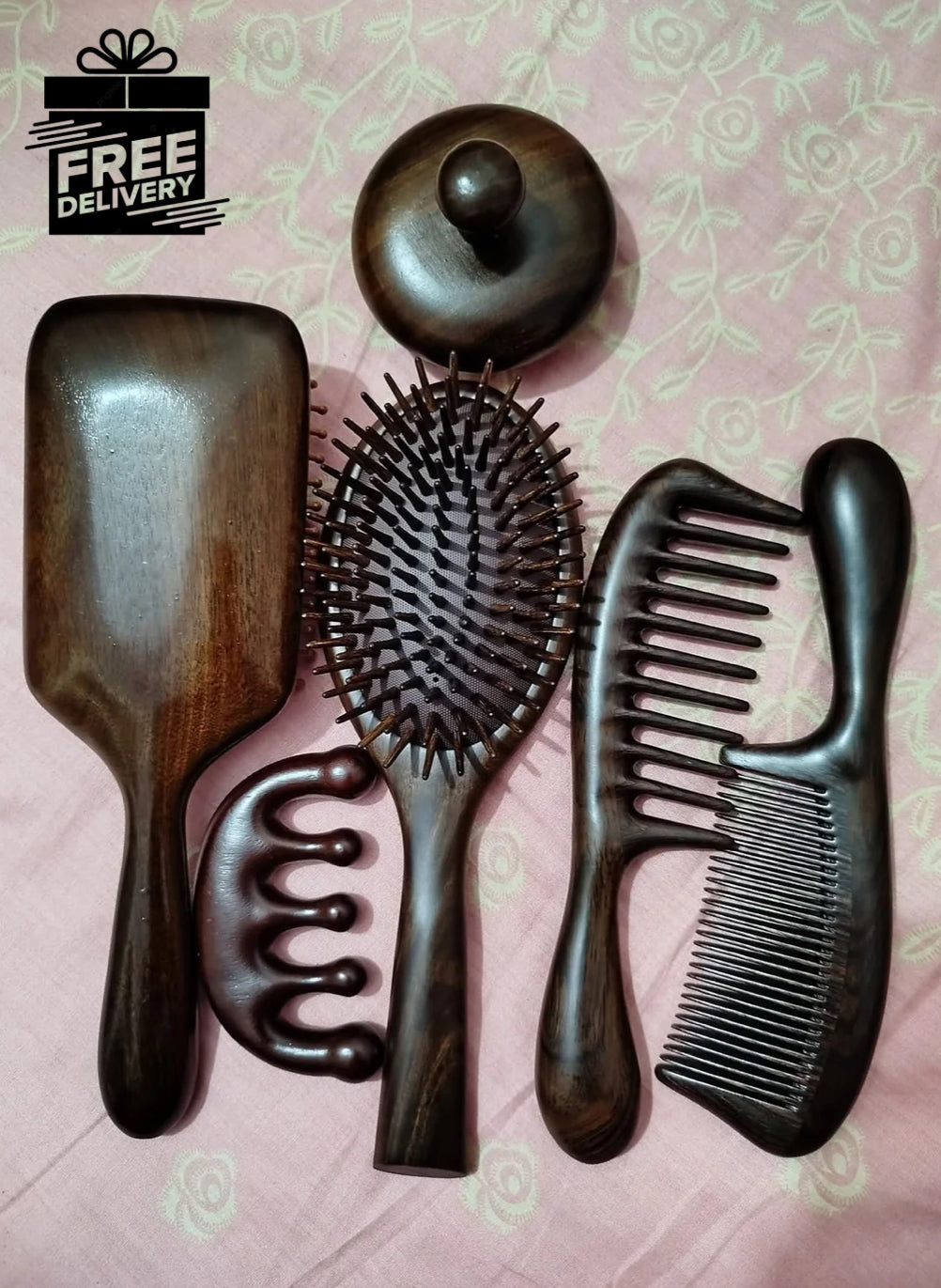 Dark Sandalwood Full Hair Care Combo Package