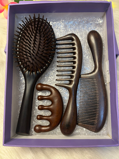 Dark Sandalwood Hair Care Combo Set