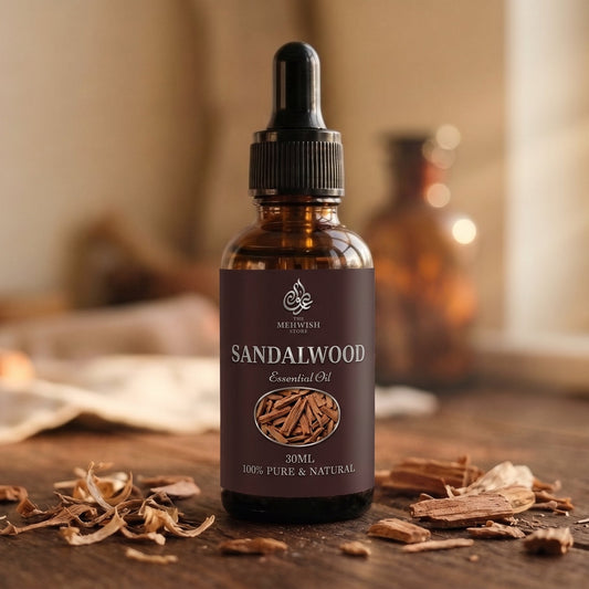 Mehwish sandalwood essential oil 30ml bottle