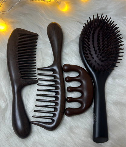 Dark Sandalwood Hair Care Combo Set