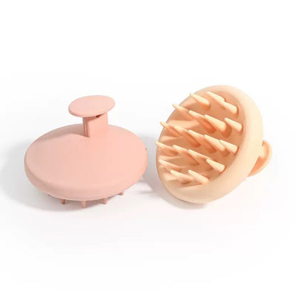 Pure Silicon Scalp Massager and Shampoo Brush