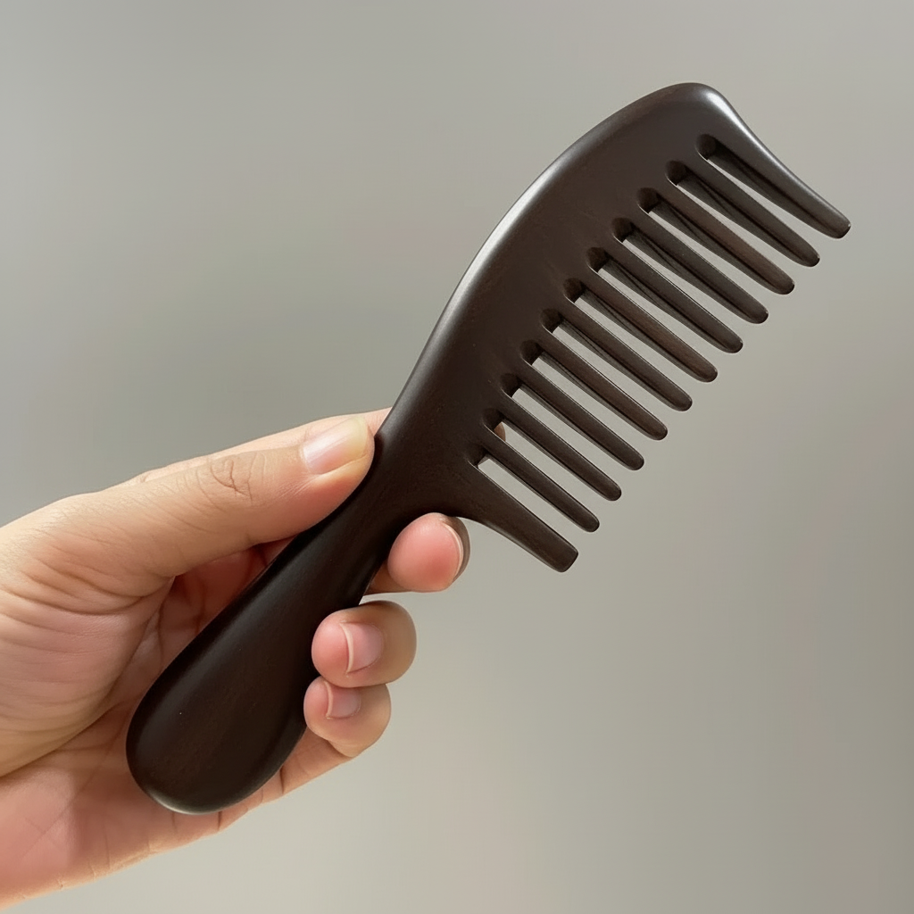 11 Teeth Dark Ebony Comb