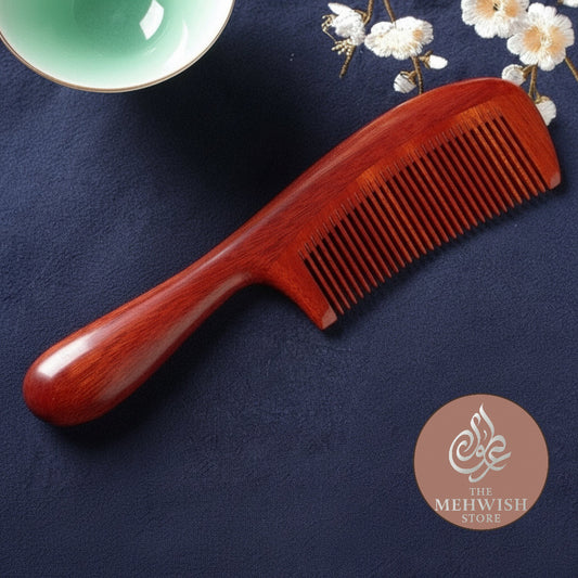 29 Teeth Rose Sandalwood Comb