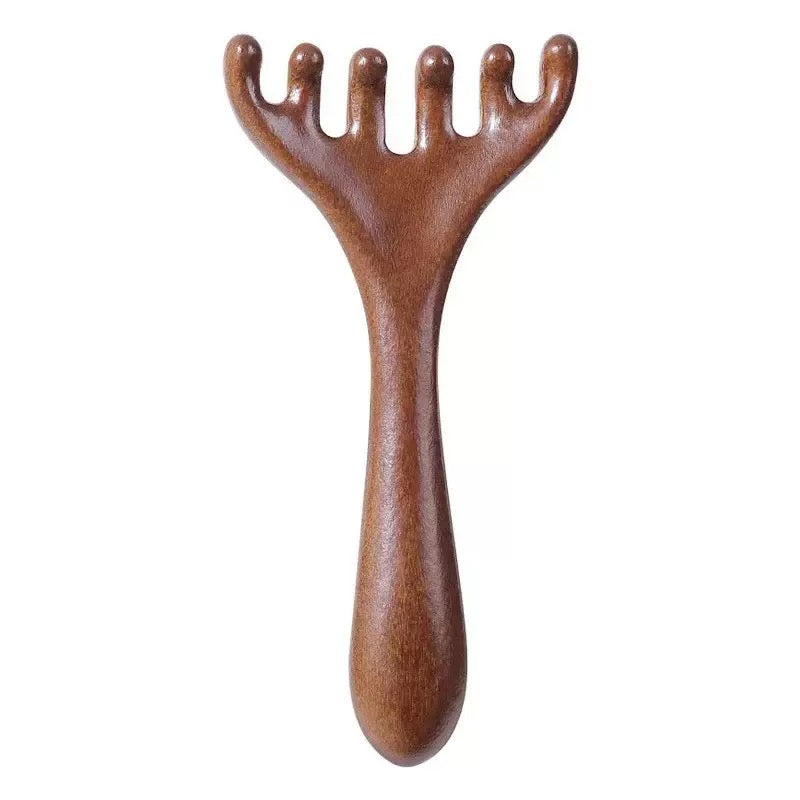 Sandalwood Handle Scalp Massager