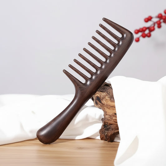 10 teeth dark Sandalwood Comb