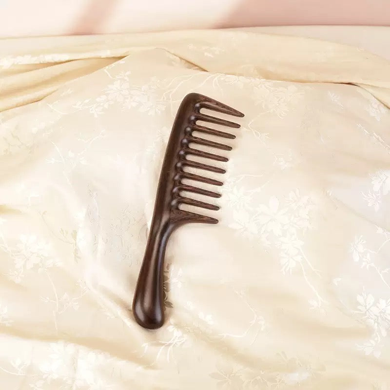 10 teeth dark Sandalwood Comb