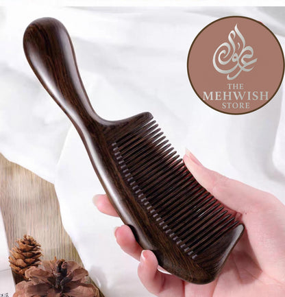29 Teeth Dark Sandalwood Comb