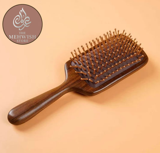 Dark sandalwood Square Brush