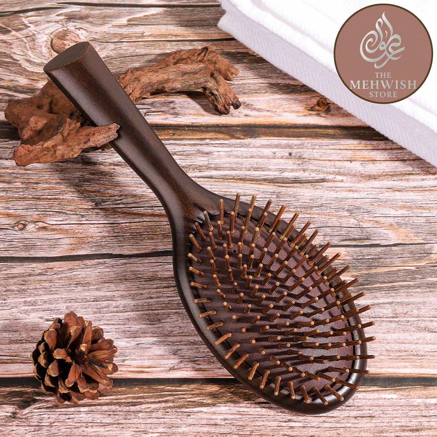 Dark Sandalwood Premium Brush