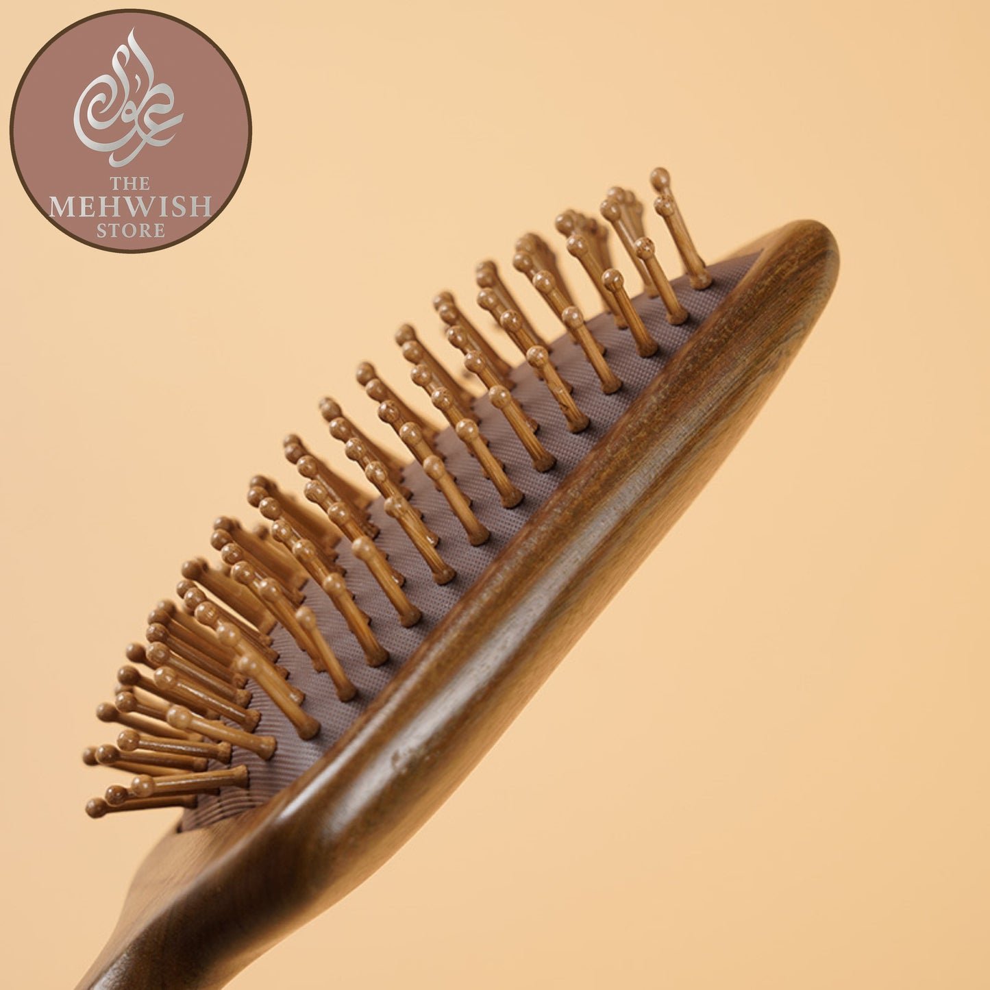 Dark sandalwood Square Brush