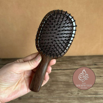 Oval Shaped Ebony Brush