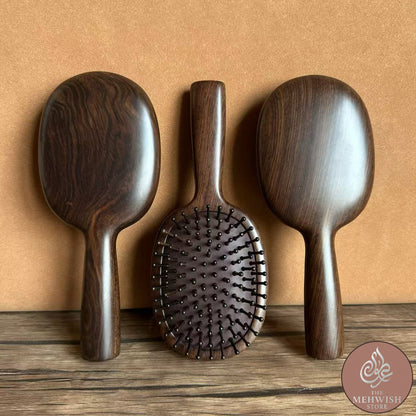Oval Shaped Ebony Brush