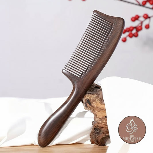 29 Teeth Dark Sandalwood Comb