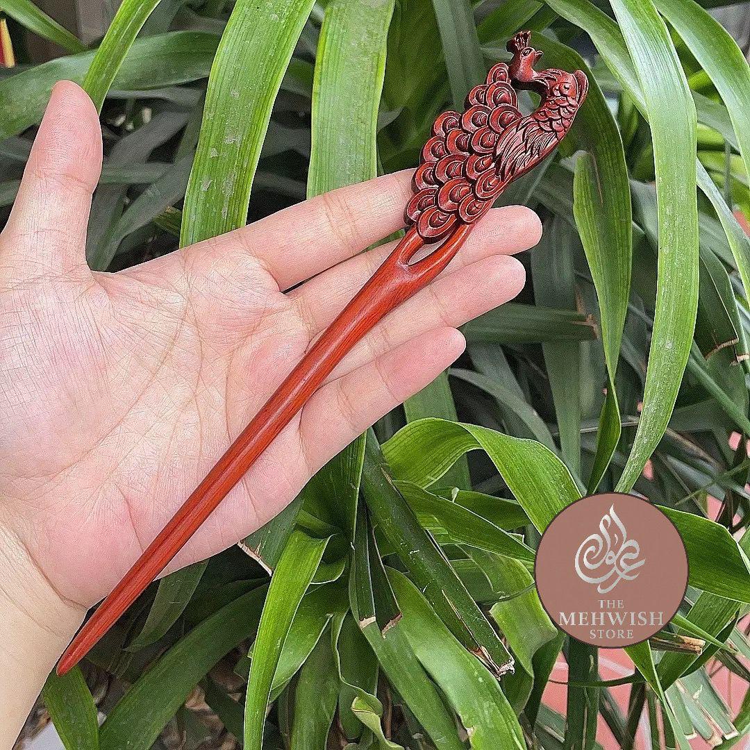 Rose Sandalwood Moyuri Hair Stick