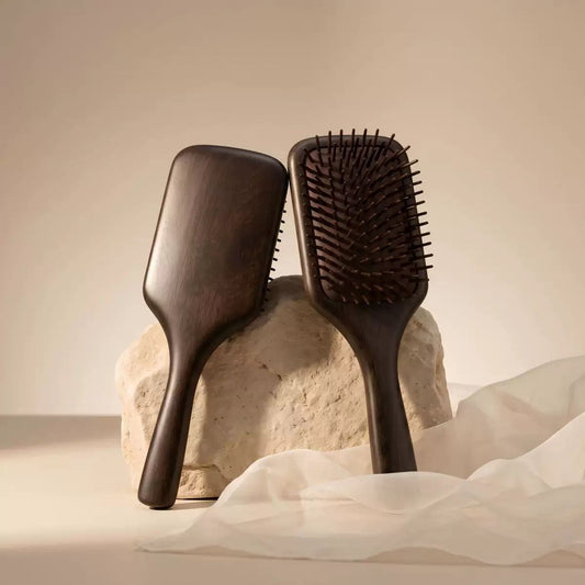 Dark Sandalwood Premium Square Brush